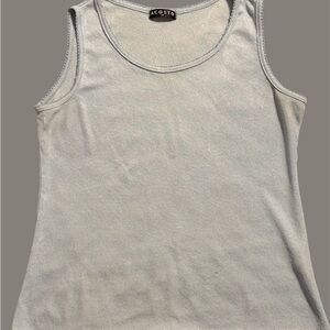 Acosto Women's light blue Scoop Neck Tank Top